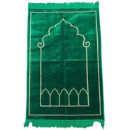 Selin Kadife Prayer Jaynamaz (Any Design) Green