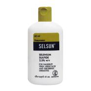 Selsun Selenium Sulfide 2.5percent Anti-Dandruff Shampoo - 60 ml