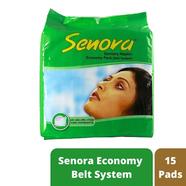 Senora Economy Pack Belt System Sanitary Napkin 15 Pads