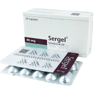 Sergel 40 mg Capsule 10's Strip