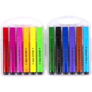 Set Of felt Tip Pens 12 colors 919-12 In A Plastic Box
