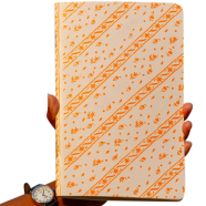 Sevendays Dhakai Muslin Orange Notebook - SN202403387