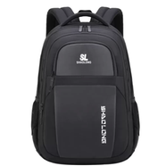 Shaolong Large Capacity College Backpack - Black - SL6002