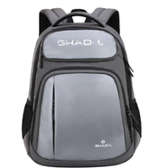 Shaolong Large Capacity College Backpack - Grey - SL6003