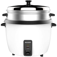 Sharp KS-H108G-W3 Rice Cooker with Food Steamer