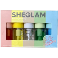 Sheglam Jelly Wow Hydrating Lip Oil Moisturizing Plumping Lip Gloss 5 Pcs Set
