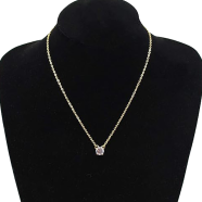 Shiny Zircon Invisible Transparent Thin Line Simple Choker Necklace Women Jewelry Collana Kolye Bijoux Collares Collier Femme