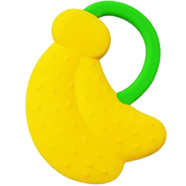 Silica Gel Baby Banana Hand Teether CN -1 Pcs