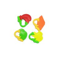 Silicone Baby Teether Fruit Shape Baby Teething Set For New Born Baby (teether_4pcs_set)