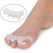 Silicone Gel Toe Separators, Toe Spacers Bunion, Hammer Toe Corrector Pain Relief Toe Straightener Achilles Stretcher
