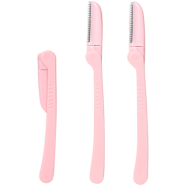 Silubi Eyebrow Razor Touchup Stainless Steel Dermaplaning Blade Safety Foldable Hair Removal Eyebrow Trimmer Set 3pcs