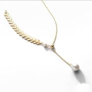 Simple Strip Pearls Pendant Necklace For Women