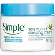 Simple Water Boost Skin Quench Sleeping Cream 50ML - 28709