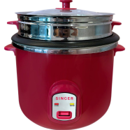 Singer Rice Cooker 2.8Ltr (Double Pot) - SRRC-SRCDB2800DELUX-PINK
