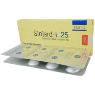 Sinjard-L 25mg 5mg Tablet-7's Strip icon