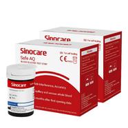 Sinocare Safe AQ Test Strip for Glucometer Blood Glucose Monitor (25 Pcs)