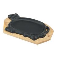 IHW Sizzling Dish with Wooden Stand and Lid - JLX6080