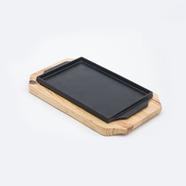 IHW Sizzling Dish with Wooden Stand - HFM