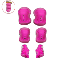 Skate Guard For Kids - 6 Pcs - Pink