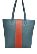 Sky Blue Leather Tote Bag SB-LG209