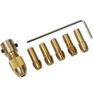 Small Electric Drill Chuck Set 7 Pcs Set For 2.3mm And 3.17mm Shaft Motor image