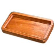 Small wooden tray