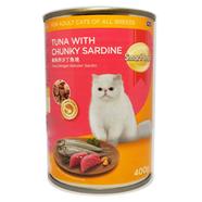 SmartHeart Cat Canned Tuna And Chunky Sardine In Jelly 400g