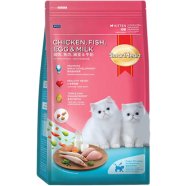 SmartHeart Kitten Dry Cat Food Chicken, Fish, Egg and Milk Flavour 450 gm