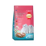 SmartHeart Kitten Dry Cat Food Chicken, Fish, Egg and Milk Flavour 450 gm