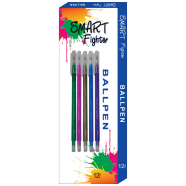 Smart Fighter Ball Point Pen Multicolor Color 12 Pcs