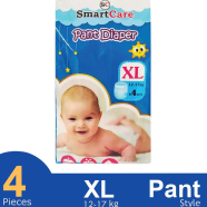 Smart Care Pant System Baby Diaper Ultra Thin (XL Size) (12-17kg) (4pcs) - SBD-Pant