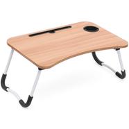 Wooden Foldable Laptop Table - Wooden Color icon