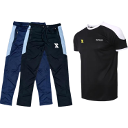 Smug Buy Two Trousers Get One T-shirt Free - Fabric Soft And Comfortable - Black, Navy Blue Colour icon