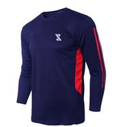 Smug Premium Full Sleeve T-Shirt Fabric Soft And Comfortable - Navy Blue Colour