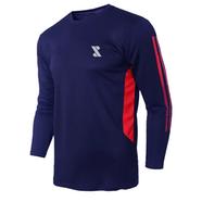 Smug Premium Full Sleeve T-shirt Fabric Soft And Comfortable - Navy Blue Colour