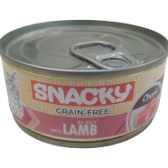 Snacky Wet Cat Can Food Lamb In Jelly 100 gm