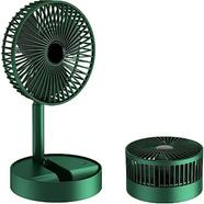 Soapow Desk Standing Fan Folding Portable USB Rechargeable Fan with 3 Speed for Office Dorm