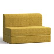 Sofa Cum Bed-Yellow (Semi Double) - 992637