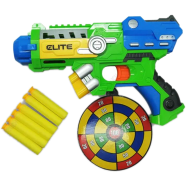 Soft Bullet BLASTER FIELD ARMS FIGHTER Fires Foam Shooter Toy Nub Gun (nub_gun_498a_greenblue) - Green-Blue icon