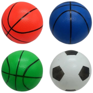 Soft Rubber Football For Toddler For 1-5 Years Baby (ball_rubber_100k) - Random icon