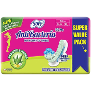 Sofy Anti-Bacteria Extra Long (XL) Slim Sanitary Napkin (290mm) - 48 Pads