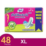 Sofy Anti-Bacteria Extra Long (XL) Slim Sanitary Napkin (290mm) - 48 Pads