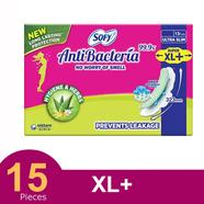 Sofy Anti-Bacteria Super XL plus Ultra Slim Sanitary Napkin (323mm) - 15 Pads