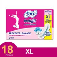 Sofy BODYFIT Extra Long (XL) Sanitary Napkin (plus 60mm) - 18 Pads