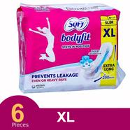 Sofy BODYFIT Extra Long (XL) Sanitary Napkin (290mm) - 6 Pads