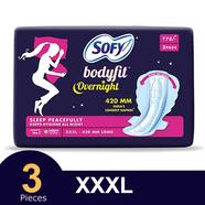 Sofy BODYFIT Overnight Sleep XXXL Sanitary Napkin (420mm) - 3 Pads