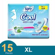Sofy COOL Freshness Extra Long (XL) Slim Sanitary Napkin (290mm) - 15 Pcs