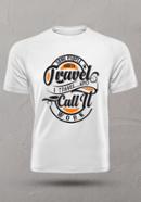 Some People Work to travel Men's Stylish Half Sleeve T-Shirt - Size: XL