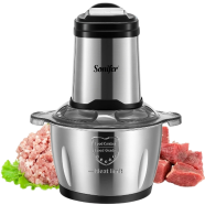 Sonifer SF-8115 Stainless Steel Bowl Mini 400w Food Chopper Powerful Electric Meat Grinder 1.8L