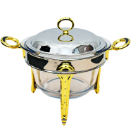 Soup Serving Dish/ Chafing Dish with Warmer 3.8 Liter - SY17826